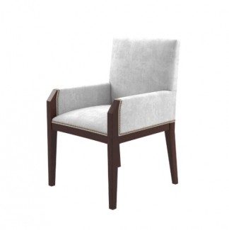 Maguire fully Upholstered Hospitality Commercial Restaurant Lounge Hotel dining wood arm chair